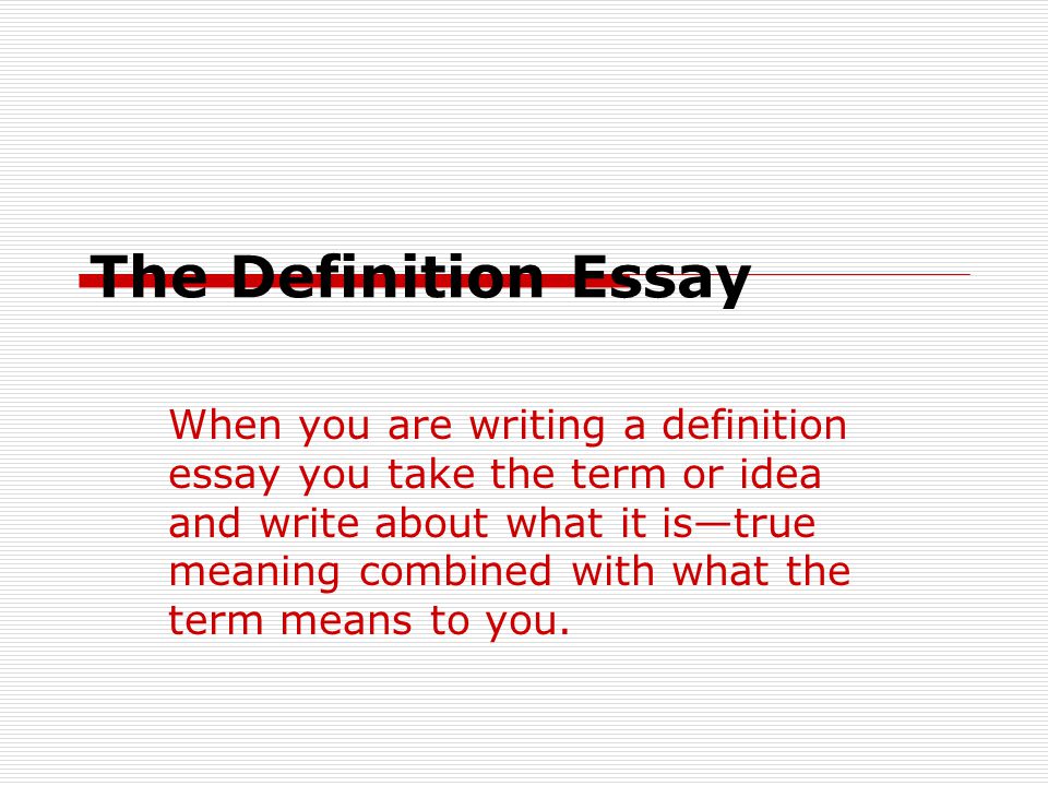 40 Best Definition Essay Topics